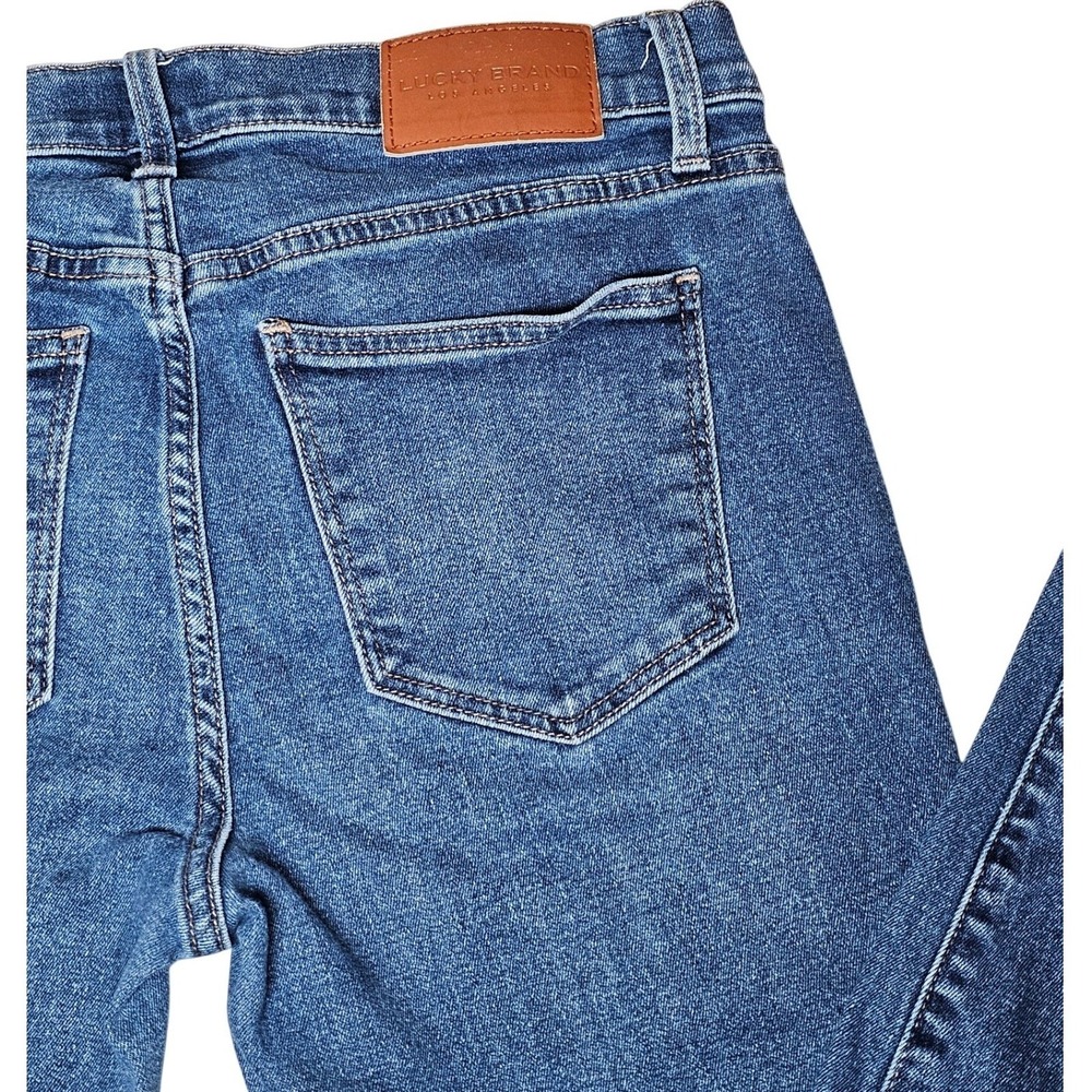 Lucky Brand Ava Mid Rise Skinny Jeans Womens 8/29 Regular Blue Denim Medium Wash